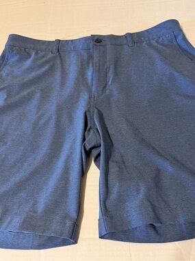 Ben Hogan Men's Navy Blue Flat Front Knit golf shorts